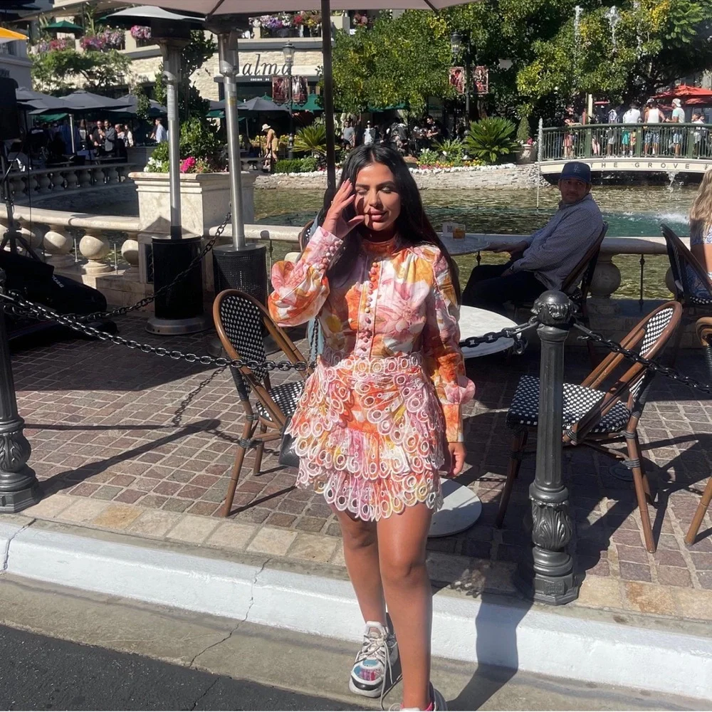 Colorful Patterned Dress - Picture 1 of 2